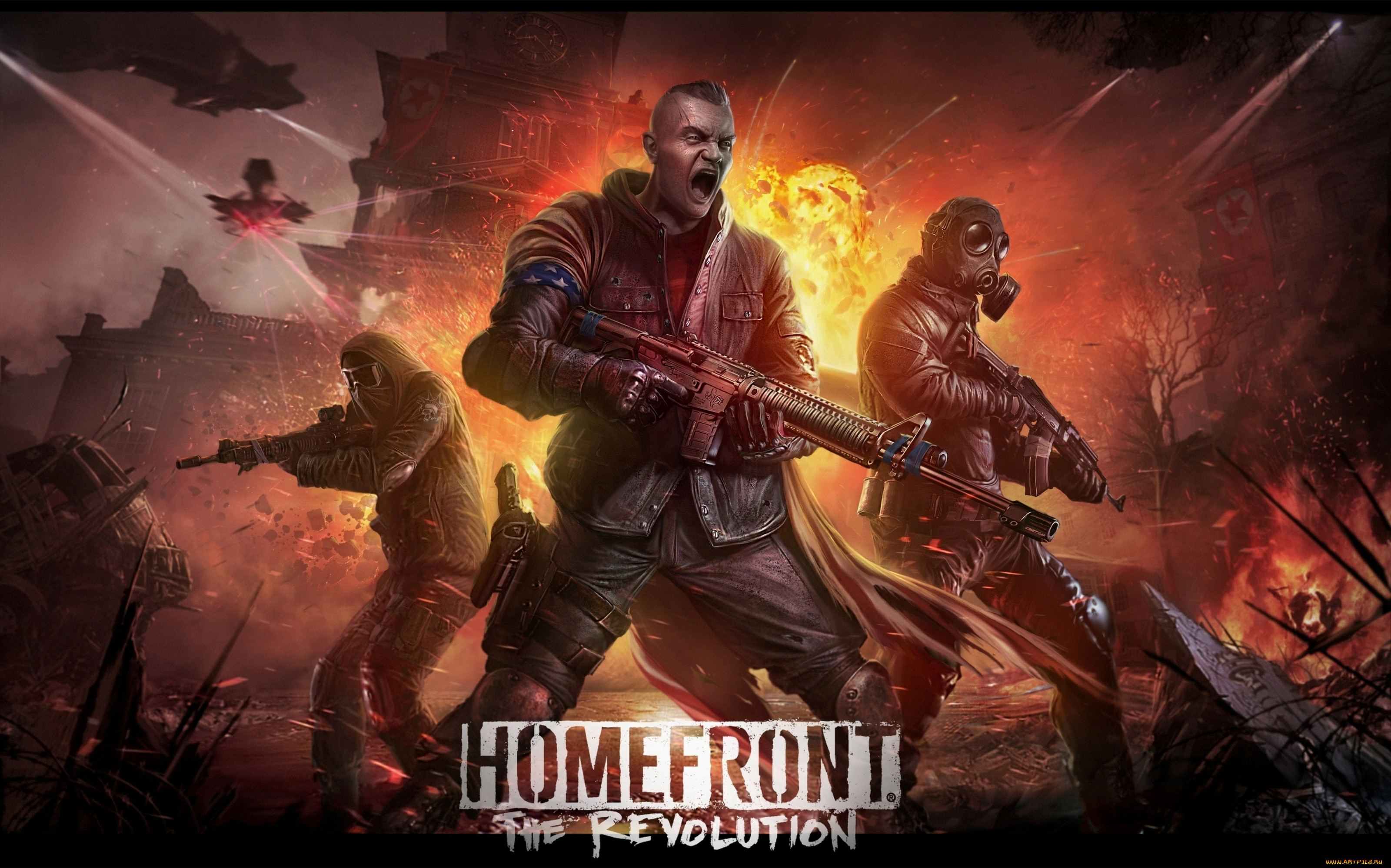 Обои Видео Игры Homefront: The Revolution, обои для рабочего стола,  фотографии видео игры, homefront, the revolution, арт, боевик, шутер,  action, the, revolution Обои для рабочего стола, скачать обои картинки  заставки на рабочий